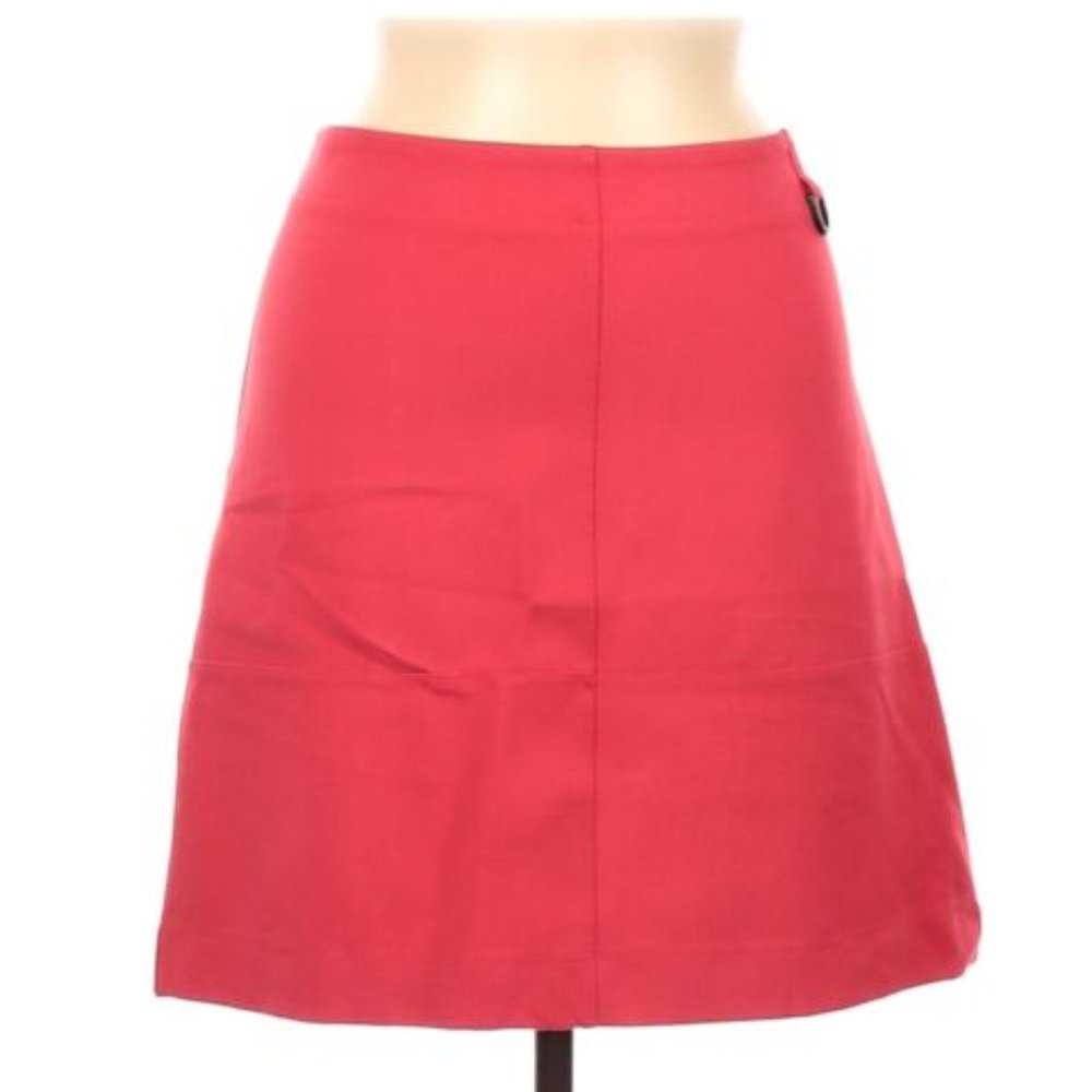 NWT Kenneth Cole New York Red Knit Stretch Skirt